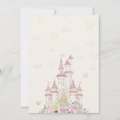 Princess Birthday Einladung Princess (Rückseite)