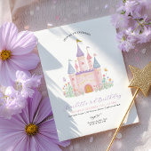 Princess Birthday Elegant Castle Enchanted Girls Einladung