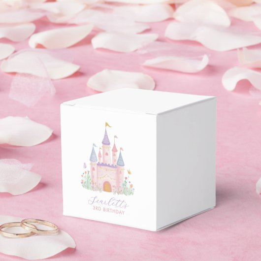 Princess Birthday Enchanted Castle Girls  Geschenkschachtel (Hochzeit)