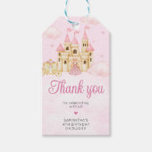 Princess Birthday Favor Tags Geschenkanhänger (Vorderseite)