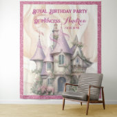 Princess Birthday Foto Stand - Foto Hintergrund Wandteppich (Beispiel)