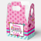 Princess Birthday Girl Crown Number Geschenkschachtel (Geöffnet)