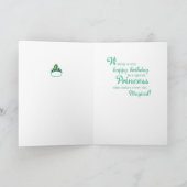 Princess Birthday, Green Karte (Innenseite)