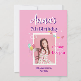 Princess birthday Invitations