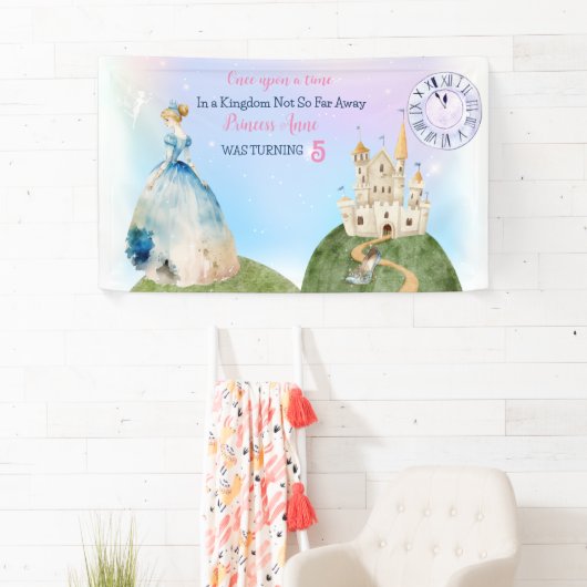 Princess Birthday Kids Banner (Insitu)
