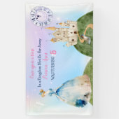Princess Birthday Kids Banner (Vertikal)