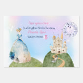 Princess Birthday Kids Geschenkpapier Set (Vorderseite)
