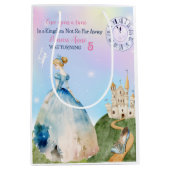 Princess Birthday Kids Mittlere Geschenktüte (Vorderseite)