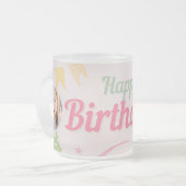 princess birthday mattglastasse (Vorderseite Links)