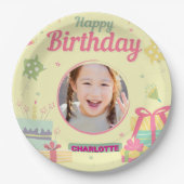 princess birthday pappteller (Vorderseite)