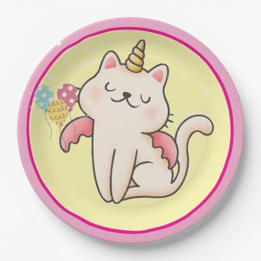 princess birthday pappteller (Vorderseite)