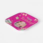 princess birthday pappteller (Gewinkelt)