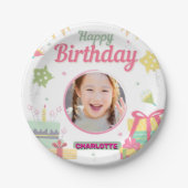 princess birthday pappteller (Vorderseite)