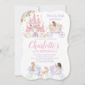 Princess Birthday Parade Einladung (Vorderseite)