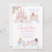 Princess Birthday Parade Einladung (Vorderseite)