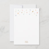 Princess Birthday Party Dankeskarte (Vorderseite)