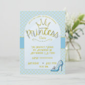 Princess Birthday Party Einladungen (Stehend Vorderseite)