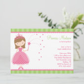 Princess Birthday Party Einladungen (Stehend Vorderseite)