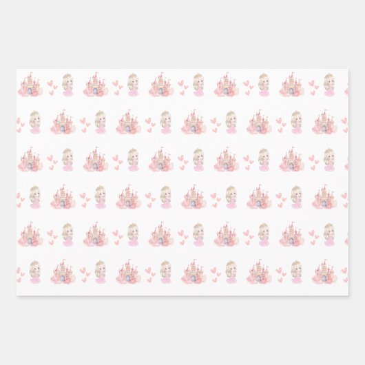 Princess Birthday Party Geschenkpapier Set (Vorderseite)