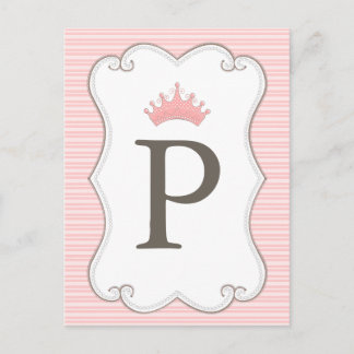 Princess Birthday Party macht Ihre eigenen Bannerk Einladungspostkarte