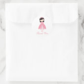 Princess Birthday Party Stickers (Tasche)