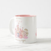 Princess Birthday Party Zweifarbige Tasse (Vorderseite Links)