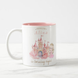Princess Birthday Party Zweifarbige Tasse