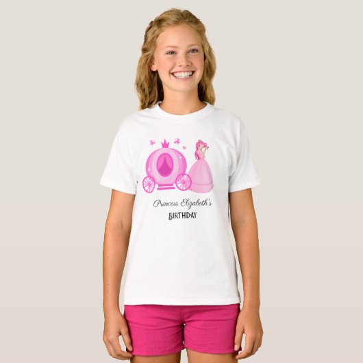 Princess Birthday T-Shirt (Vorne ganz)