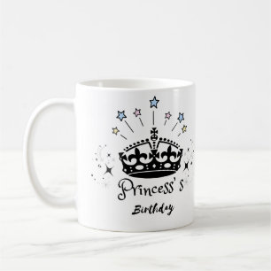 Princess Birthday - Vintager Minimalistischer Retr Kaffeetasse