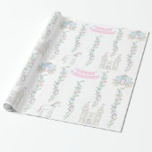 Princess Birthday Wrapping Paper Geschenkpapier (Ungerollt)