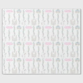 Princess Birthday Wrapping Paper (klein) Geschenkpapier (Flach)