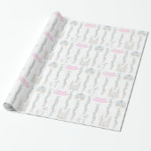 Princess Birthday Wrapping Paper (klein) Geschenkpapier (Ungerollt)