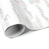 Princess Birthday Wrapping Paper (klein) Geschenkpapier (Rolleneckpunkt)