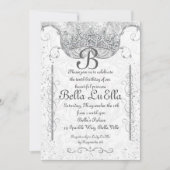 Princess Bling Diamond Party Einladungen (Vorderseite)