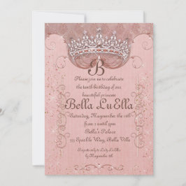 Princess Bling Diamond Party Einladungen