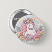 Princess Blossom Button (Vorne & Hinten)