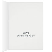 Princess Blue Baby Dusche Vielen Dank (Innen (Rechts))