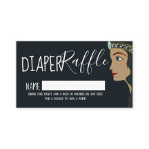 Princess Blue Baby Showdusche Windelwecker Ticket