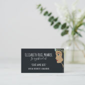 Princess Blue Baby Shower Geschenkregister Begleitkarte (Stehend Vorderseite)