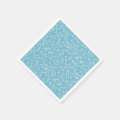 Princess Blue Royal Storybook Fairy Tale Chic Serviette (Ecke)