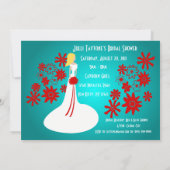 Princess & Blume Bridal Dusche Einladung 3 (Rückseite)