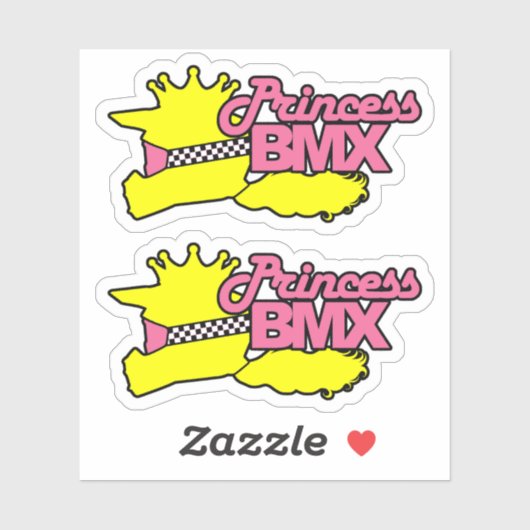 Princess BMX Aufkleber (Blatt)