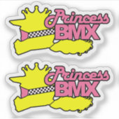 Princess BMX Aufkleber (Vorderseite)