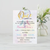 Princess Bohemisch Birthday Party Einladung (Stehend Vorderseite)