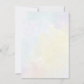 Princess Bohemisch Birthday Party Einladung (Rückseite)