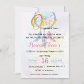 Princess Bohemisch Birthday Party Einladung (Vorderseite)