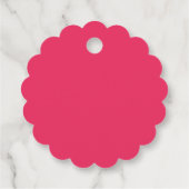 PRINCESS BOUNCY BOUNCE HOUSE Geburtstagspartei Geschenkanhänger (Rückseite)