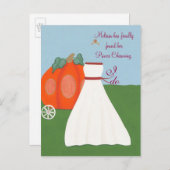 Princess Brautparty, ich mache Einladung Postkarte (Vorne/Hinten)