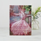 "Princess Bride" Einladung zur Hochzeit (Stehend Vorderseite)