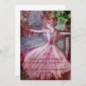 "Princess Bride" Einladung zur Hochzeit (Vorne/Hinten)